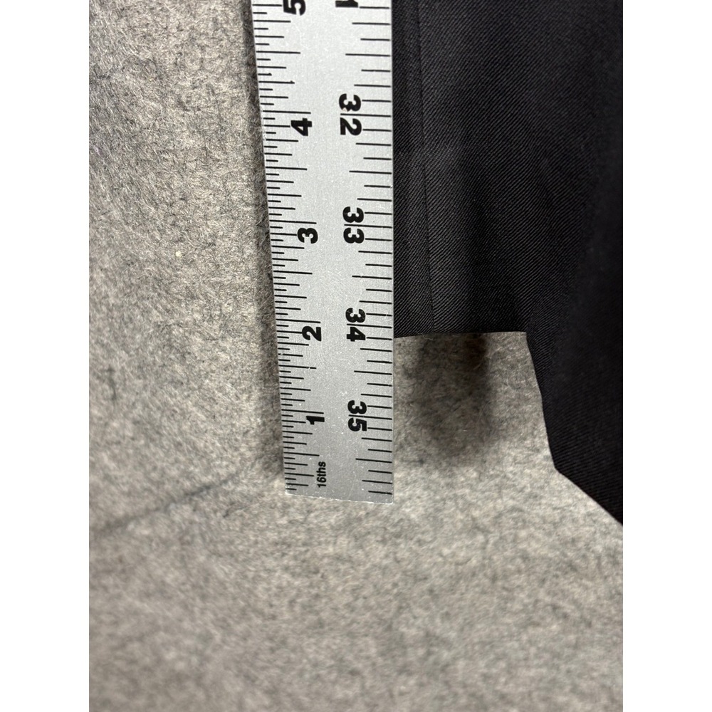 J.Crew Martie Pants Womens 14 Black Bi-Stretch Cotton Full Length F3733 New - Picture 7 of 8
